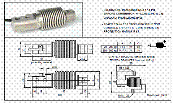 FCOL-20kg,FCOL-20kg稱(chēng)重傳感器