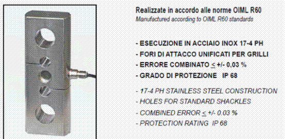 TAL-5000kg,意大利Laumas TAL-10000kg稱(chēng)重傳感器