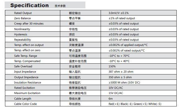 BSS-2500kg稱(chēng)重傳感器